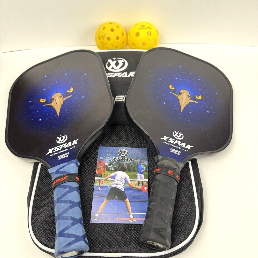 XS XSPak Pickleball Paddle Set Bundle Universe USAPA Starter Kit Case Balls